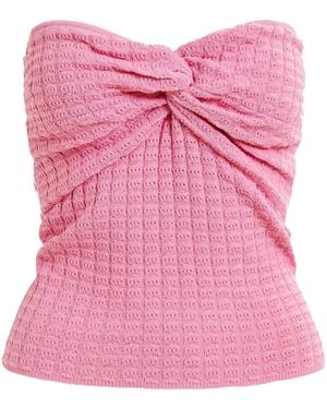 Essentiel Antwerp Holo Tube Top - Pink