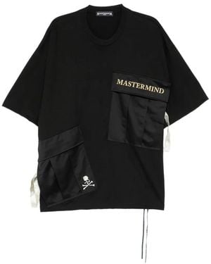 MASTERMIND WORLD T-Shirt À Logo Brodé - Black