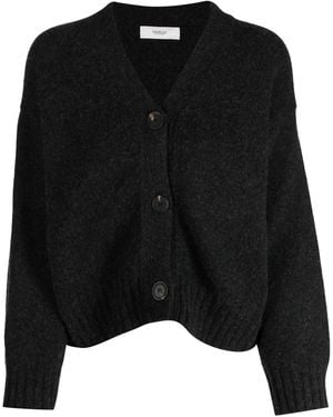 Pringle of Scotland Cropped Cashmere Cardigan - Black