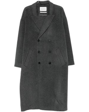 Amaranto Double-breasted coat - Grau