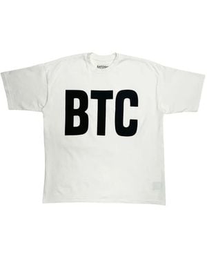 Satoshi Nakamoto Slogan-Print Short-Sleeve T-Shirt - White