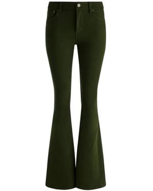Alice + Olivia Roseline Flared Jeans - Green