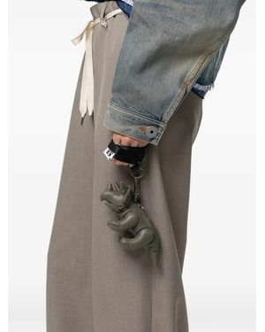 Maison Mihara Yasuhiro Mini Dolls Triceratops Shoulder Bag - Grey