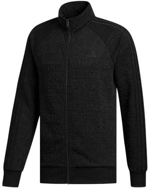 adidas Three-Stripe Zip Jacket - Black