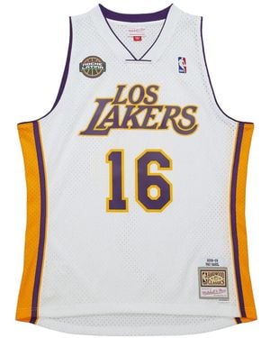 Mitchell & Ness Swingman Los Angeles Lakers Nba Jersey Tank Top - White