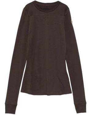 Moncler X Rick Owens Long-Sleeve T-Shirt - Brown