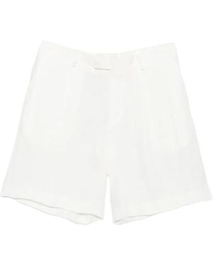 Lardini Paaramis Pleated Shorts - White