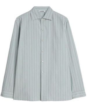 Jil Sander Striped Shirt - Blue