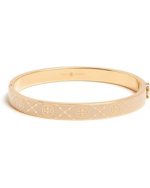 Tory Burch T モノグラム ブレスレット - ナチュラル