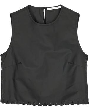 Cecilie Bahnsen Cbdeeba Broderie Anglaise Top - Black