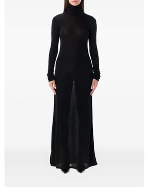 THE GARMENT Maxikleid mit Rollkragen - Schwarz