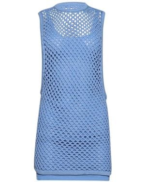 DIOTIMA Abito Corto Grenada Traforato - Blu