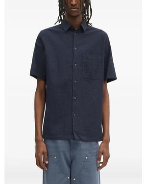 Samsøe & Samsøe Short-Sleeve Shirt - Blue