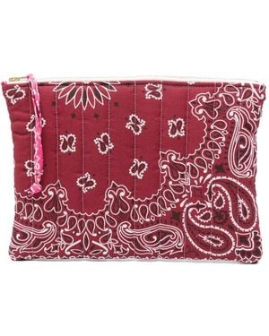 Call it By Your Name Bolso De Mano Con Motivo De Cachemira - Rojo