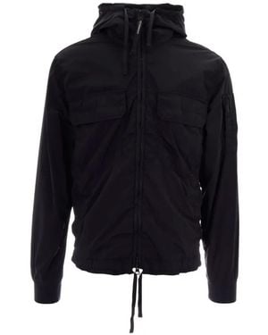 C.P. Company Lens Hooded Jacket - Blue