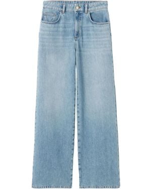 Claudie Pierlot Jean Michel Wide-Leg-Jeans - Blau