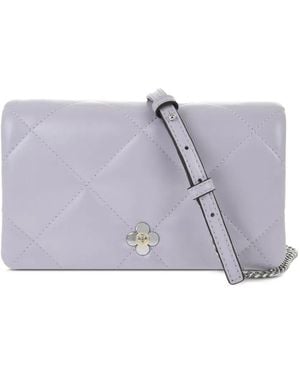 Tory Burch Kira Quilted Crossbody Bag - Purple