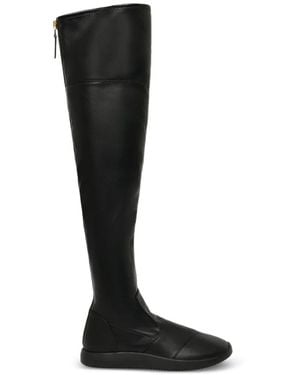 Giuseppe Zanotti Runner Thigh Length Boots - Black