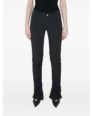 MISBHV Pantalon Lara À Fronces - Bleu