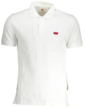 Levi's Logo-Patch Polo Shirt - White