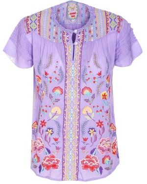 Johnny Was Chemise Agnes Lafaret - Violet
