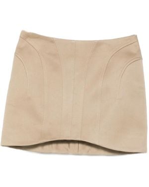 Mugler Gonna Con Inserti - Neutro