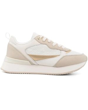 Tommy Hilfiger Sneakers Con Monogramma - Bianco