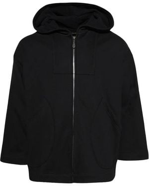 Bode Sideline Hooded Zip-Up Jacket - Black