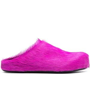 Marni Slippers Fussbet Sabot - Purple