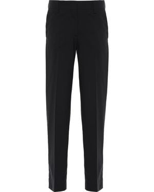 Prada Cropped Tailored Trousers - Black