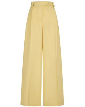 Thelatest Gabardine Trousers - Yellow
