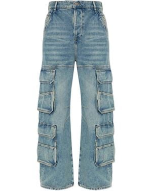 DIESEL Multi-Pocket Cargo Jeans - Blue