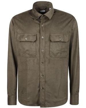 Orian Button-Up Shirt Jacket - Green