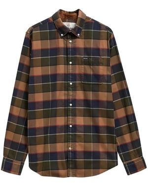 Barbour Camisa De Vestir Valley De Manga Larga - Negro