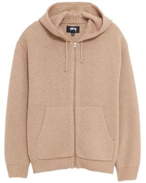 Stussy Zip-up hoodie - Natur