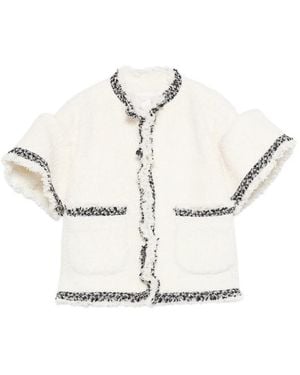 Sacai Tweed Jacket - White