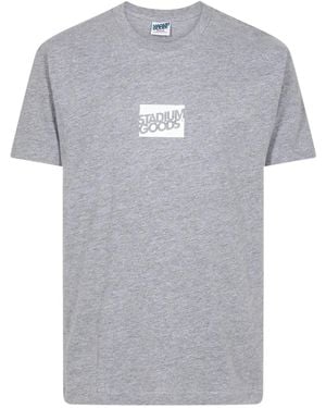 Stadium Goods Boxed Tilt Logo "Heather" T-Shirt - Grey