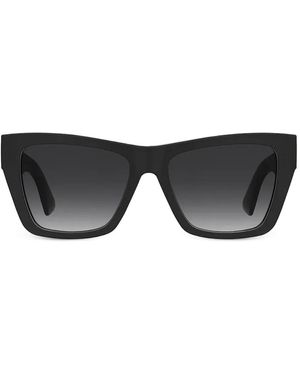 Moschino Eyewear スクエアフレーム サングラス - ブラック