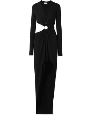 Alexandre Vauthier Asymmetric Cutout Gown - Black