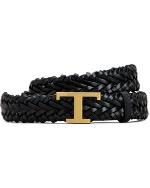 Tod's Cintura Intrecciata - Nero