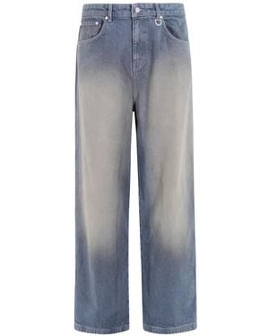 RETERNITY Ausgeblichene Jeans - Blau