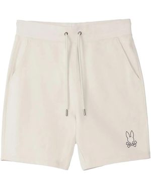 Psycho Bunny Rodman Track Shorts - White