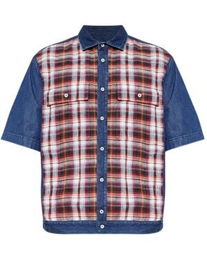 DSquared² Chemise À Carreaux - Blue