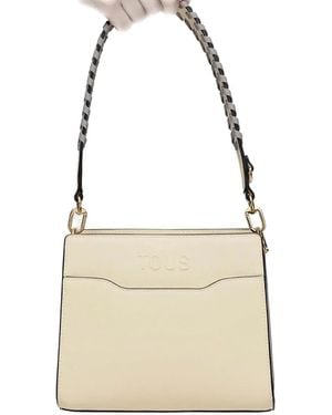 Tous Leather Tote Bag - Natural