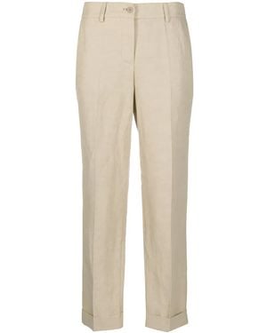 P.A.R.O.S.H. Slim-Fit Tailored Pants - Natural