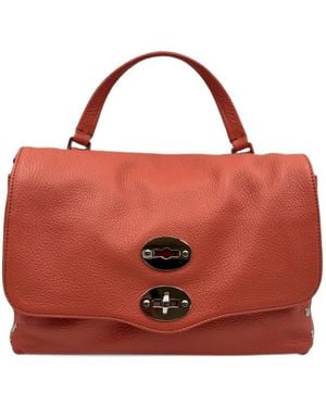 Zanellato Postina Daily Leather Shoulder Bag - Red