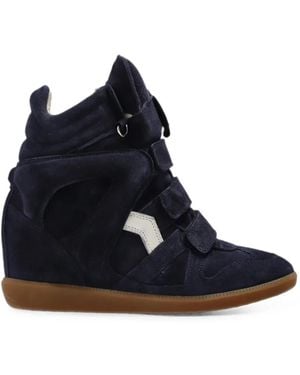 Isabel Marant Bekett Ring Wedge Sneakers - Blue
