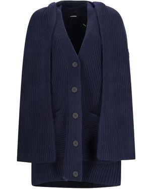 Canessa Ribbed Cardigan - Blue