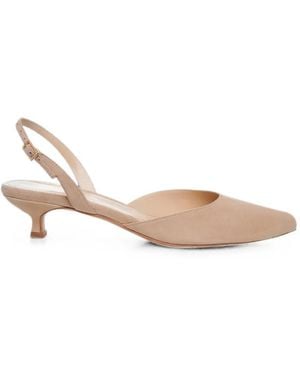 Ginissima Alice Slingback Pumps - Natural