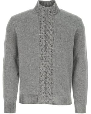 14 Bros Virgin Wool Sweater - Gray